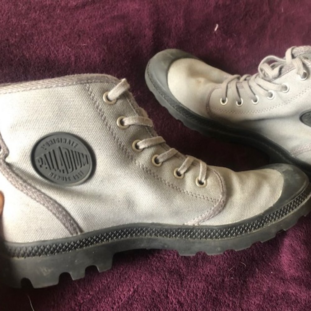 Palladium High Top - Grey & Black